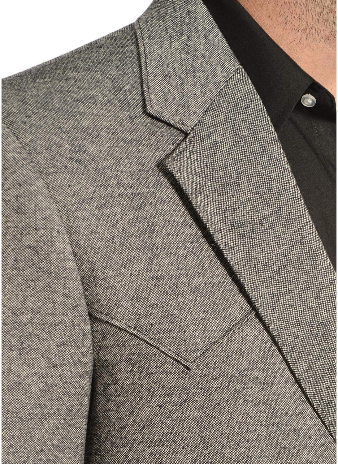 Circle S Men's Lambswool Plano Sport Coat Black 50 TAL