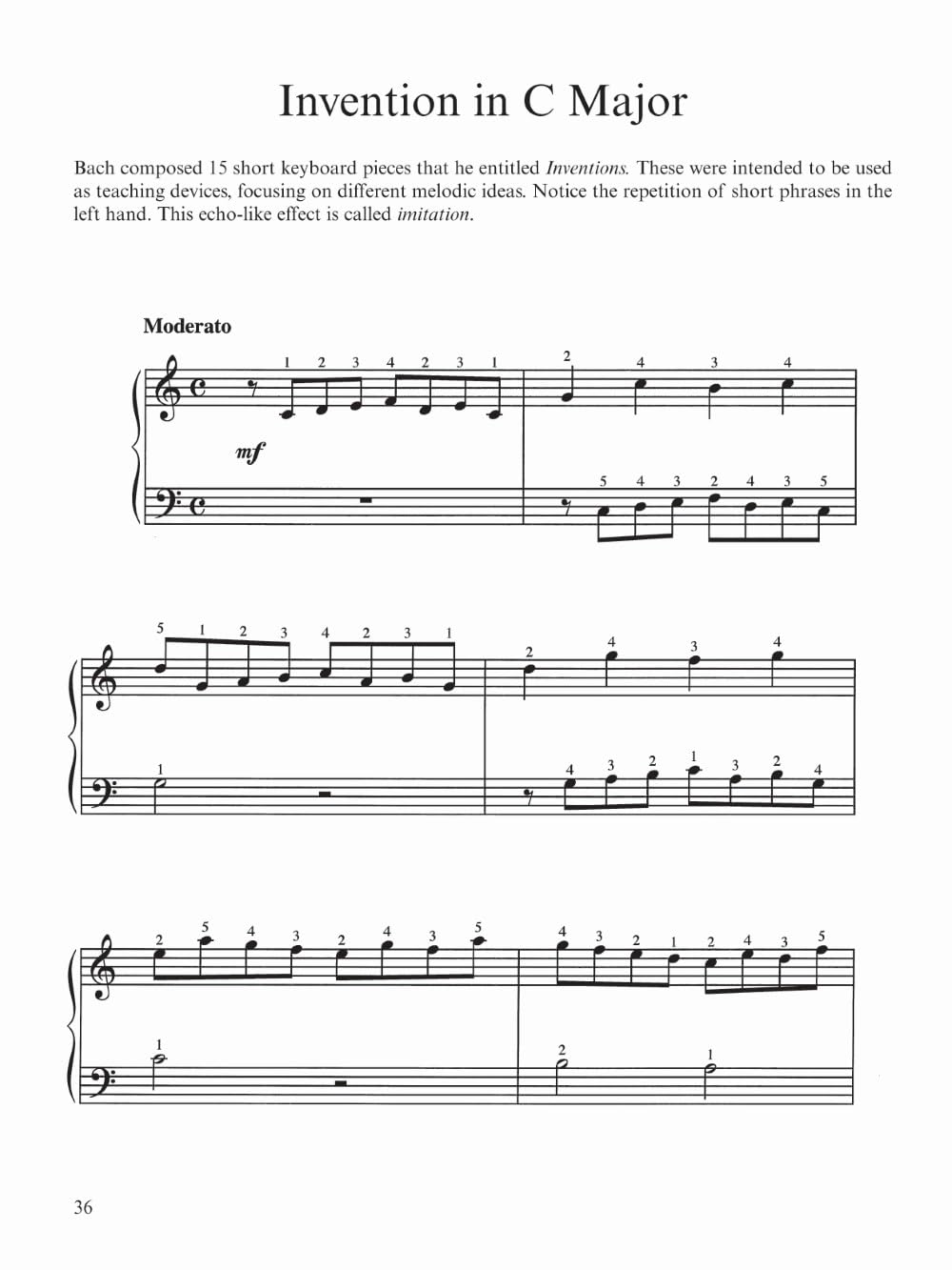 My first book of bach piano: For the Beginning Pianist with Downloadable Mp3s