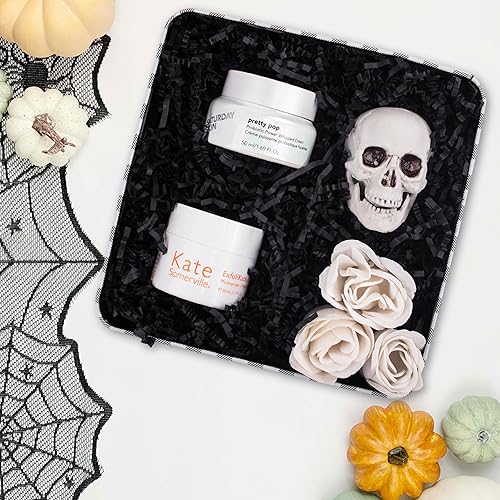 Miniatura 183 de MagicWater - Papel de corte arrugado para cestas de regalo, 2 libras, vainilla y oro, perfecto para relleno de papel triturado, relleno de cestas