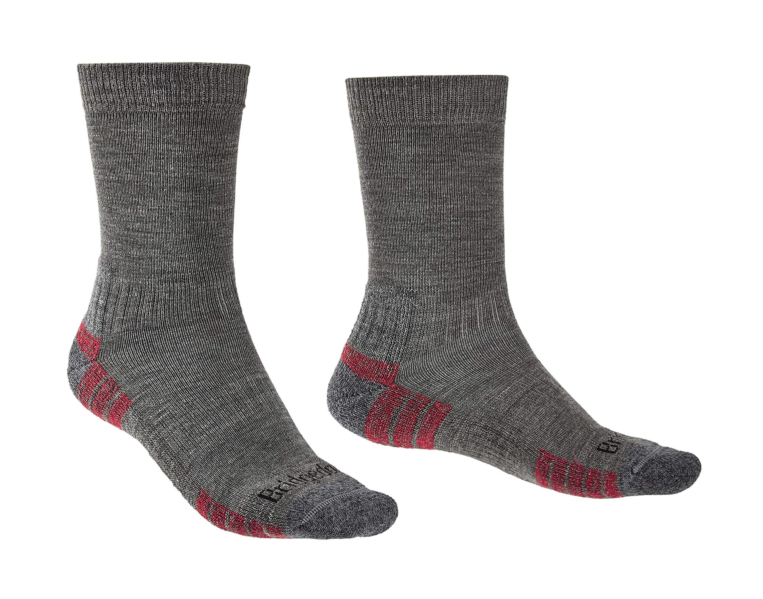 Bridgedale HIKE Lightweight Merino Performance Boot Original-Men's- Medium-Grey / Heather