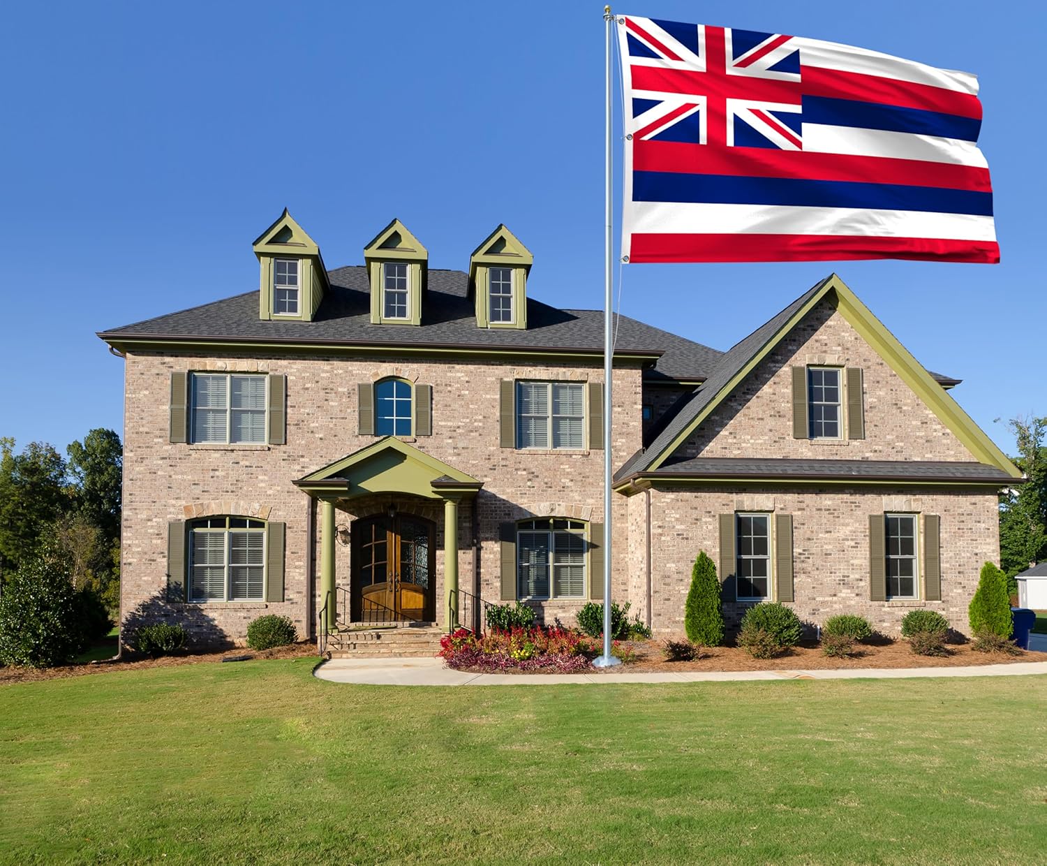 Hawaii State Extra Large Flag 6x10FT HI Giant Flag Polyester Vivid Color With 3 Brass Grommets For Hawaii Themed Festival Events Party Decoration Indoor Outdoor (HI, 6x10FT)