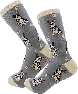 Pet Lover Socks - Fun - All Season - One Size Fits Most - For Women And Men – Dog Gifts (Australian Cattle Dog Gifts - Socks)