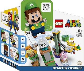 LEGO Super Mario Luigi ile Maceraya Başlangıç Seti 71387-6 Yaş ve Üzeri Çocuklar İçin Koleksiyonluk Yaratıcı Yapım Seti (280 Parça)