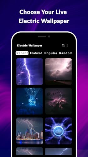 Qfon App 3D Electric Live Wallpaper thumb #2