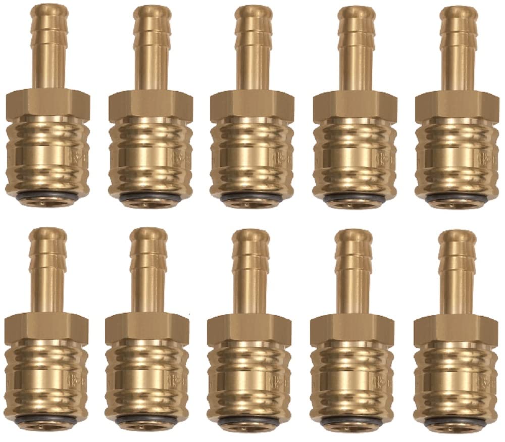Druckluftkupplung Standardkupplung Schnellverschlusskupplung Schnellkupplung NW7,2 mit Schlauchanschluß ver. Größen (10, 7,2 x 10mm)