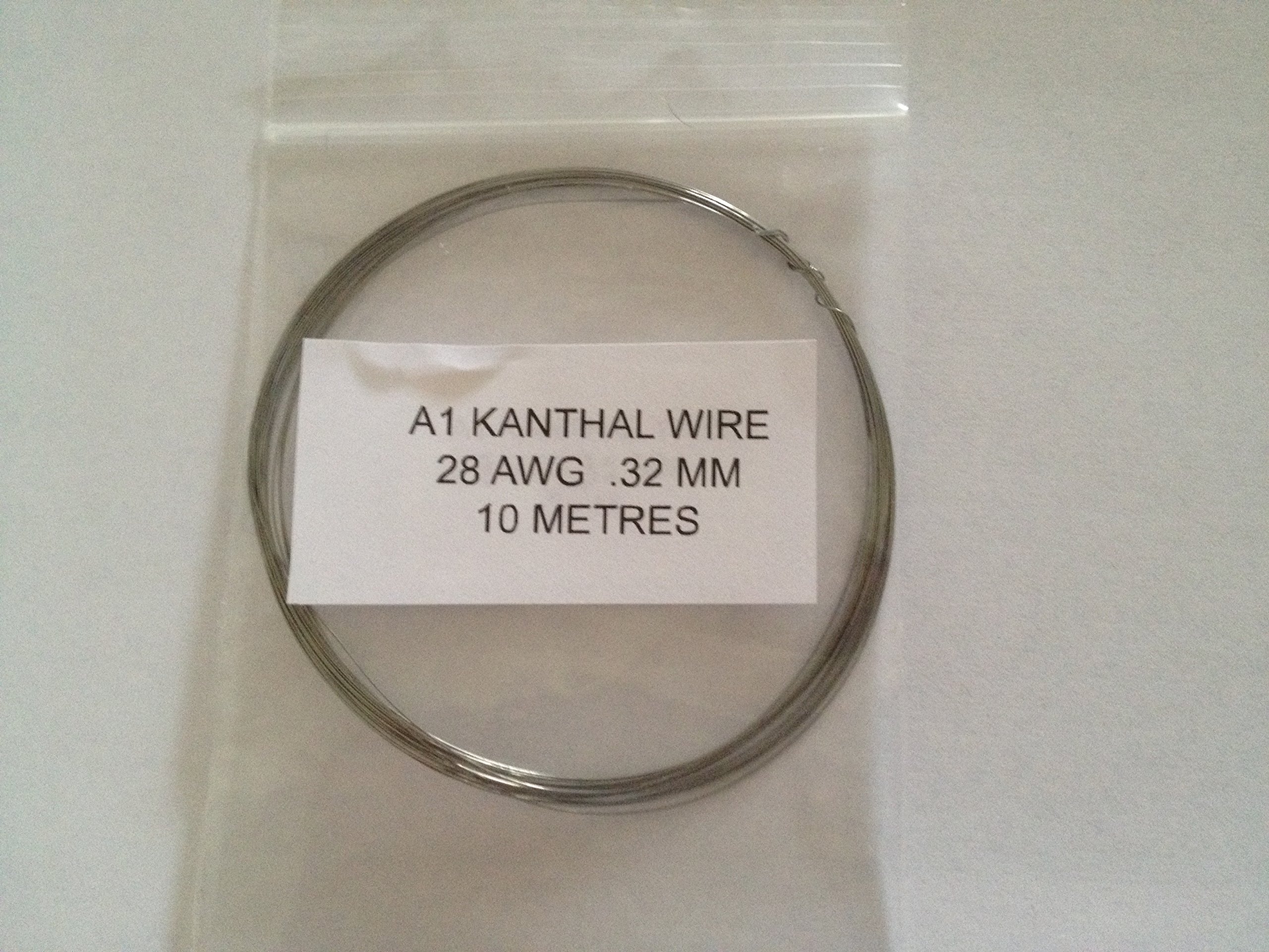 Generic Kanthal A1 Resistance Wire 28 AWG 0.32MM 10 Metres RBA RBD coils Vaping Wire Sold by GelatincapsUK