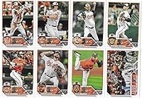 Vista 1 de 2023 Topps Series 1 & 2 Baltimore Orioles Team Set 24 Cards AL East Champions Adley Rutschman Gunnar Henderson Rookie Card