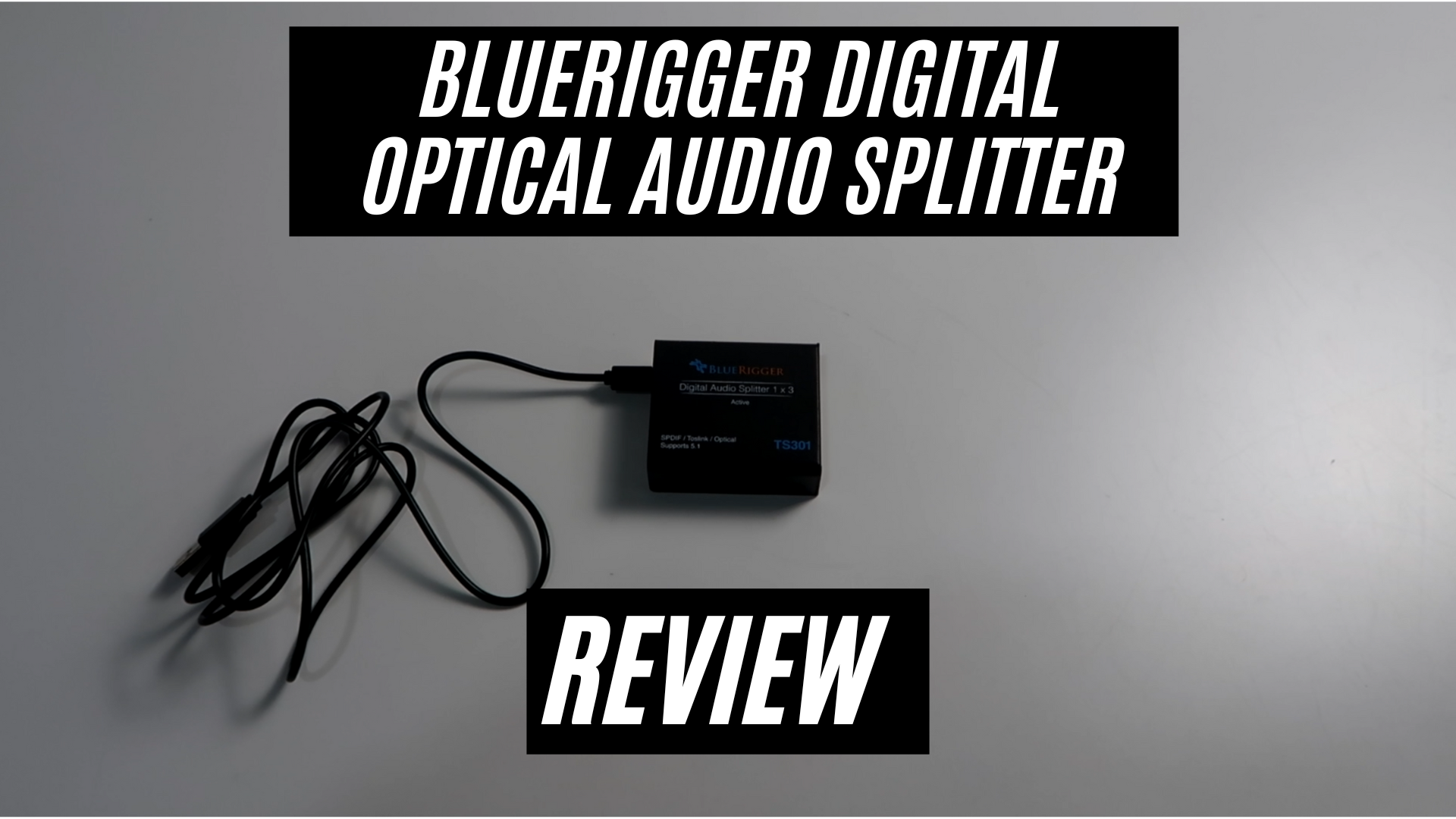 Watch BlueRigger Digital Optical Audio Splitter Review on Amazon Live