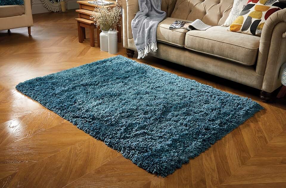 Amazon.co.uk dark teal rugs