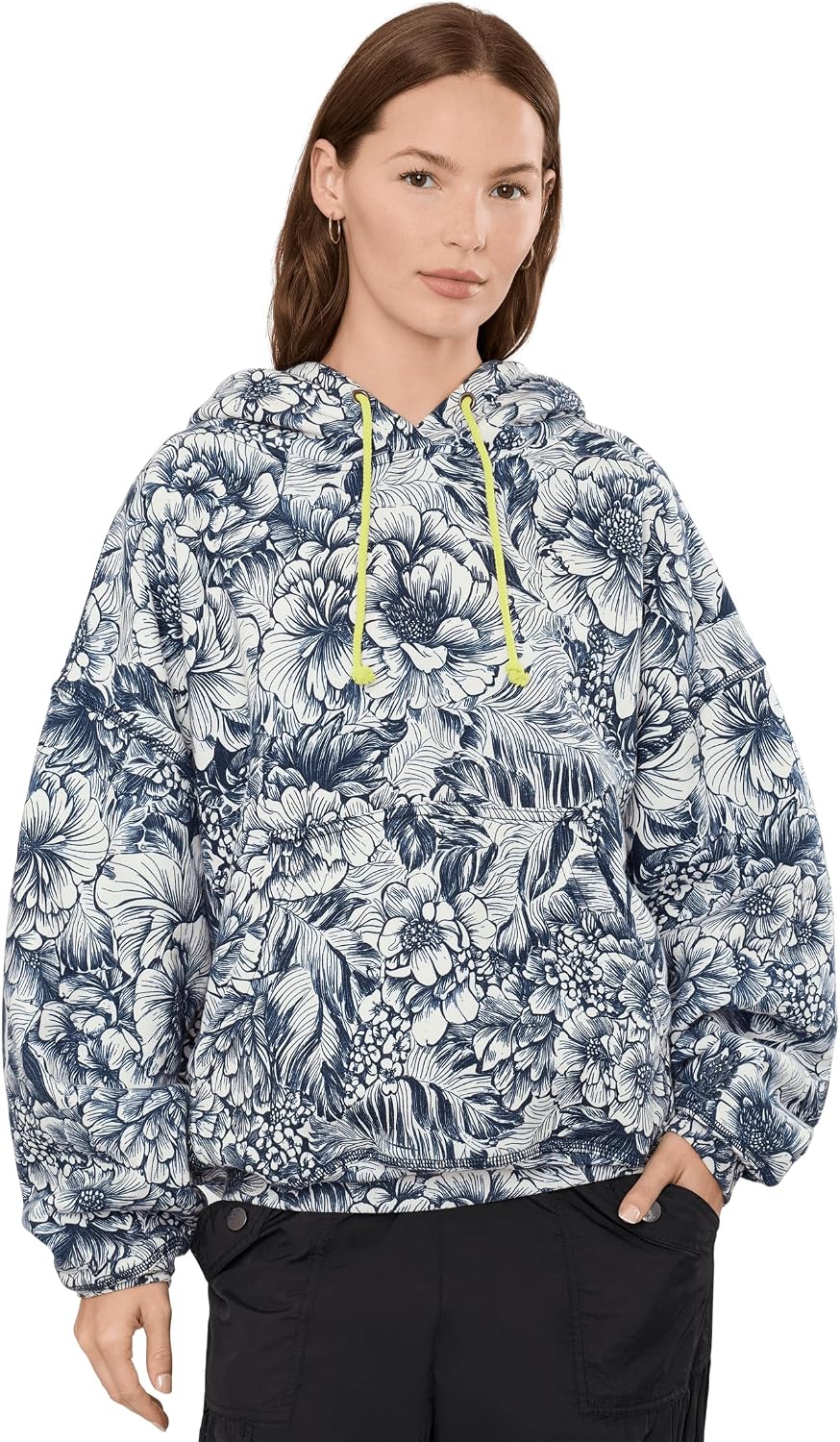 Free People Women's Printed Final Call Hoodie