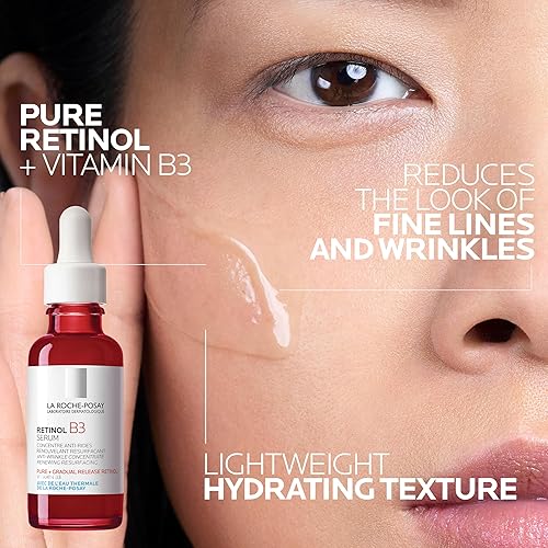 Miniatura 5 de La Roche-Posay Suero puro de vitamina C al 12% para cara con ácido hialurónico y ácido salicílico, suero facial hidratante, aumenta el brillo y