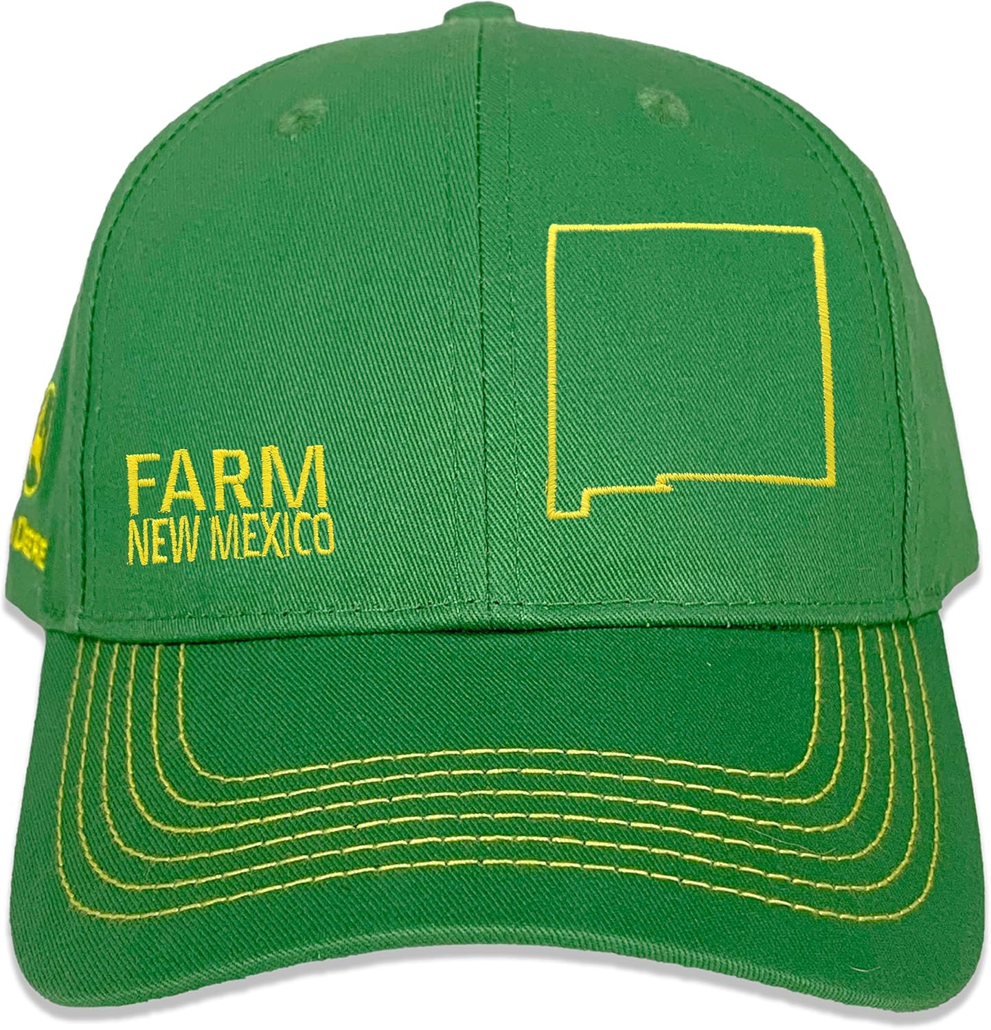 John Deere Farm State Pride Full Twill Hat-Green and Yellow