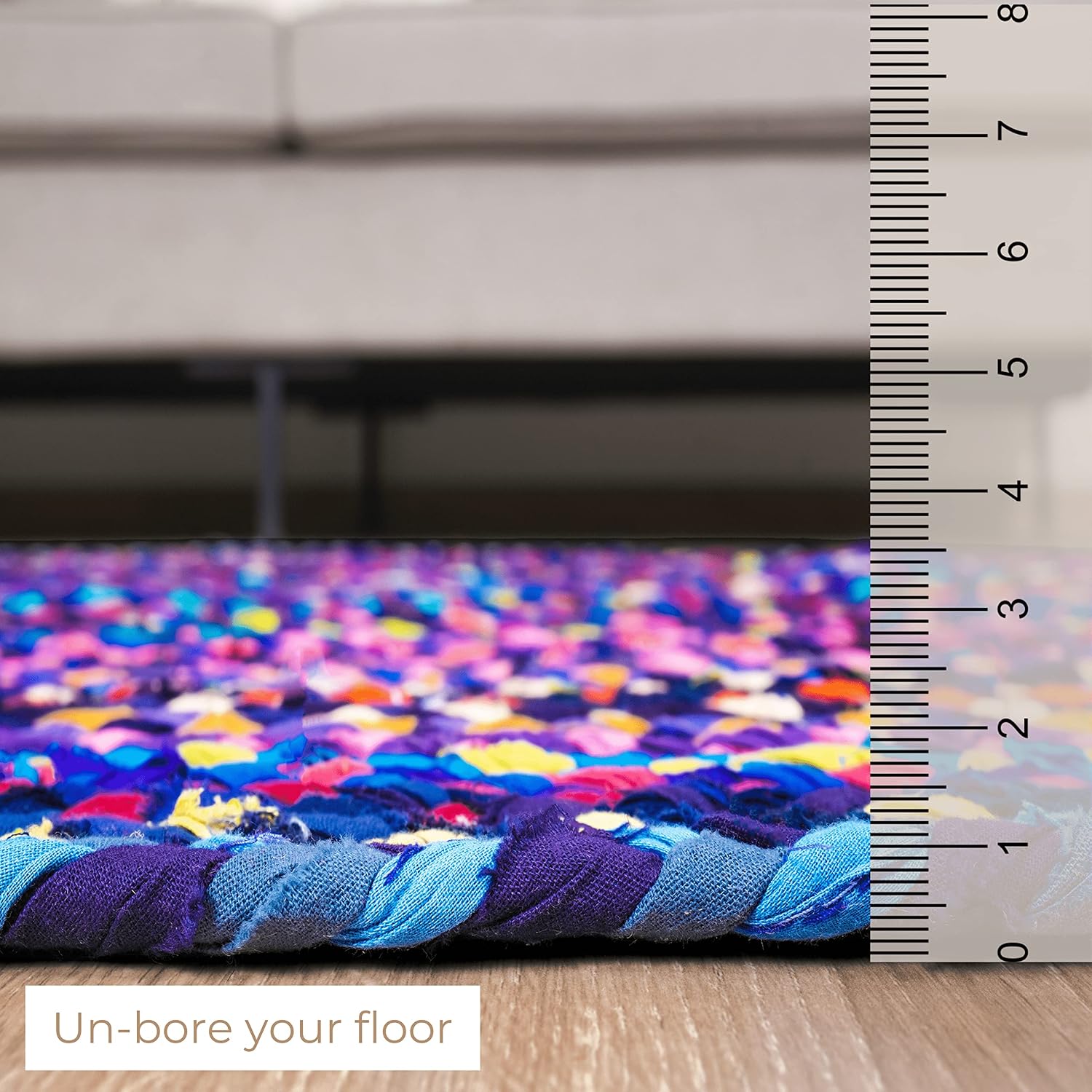 Oval (Multicolor Blue)