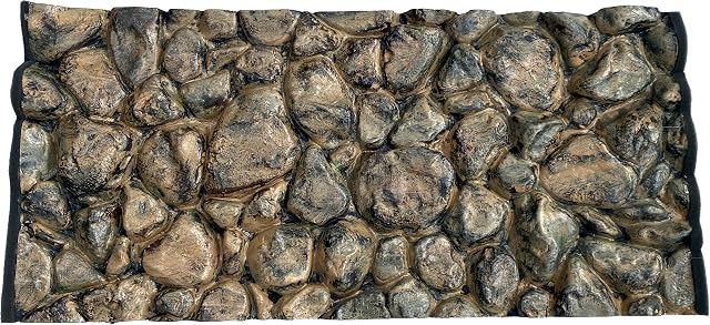 PLASTIKO - Fondo Acuario 3D I Pared Trasera 80x40 cm I Fácil de Montar y Limpiar I No Requiere Pegado I…
