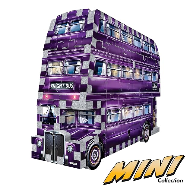 Foto 5 de 8 de Wrebbit3D, Harry Potter: Mini Knight Bus (130pc), 3D Puzzle, Ages 12+