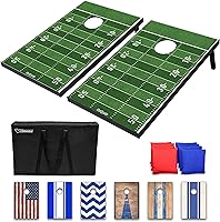 Vista 17 de GoSports Portable Cornhole Sets, 8 Styles – Choose 4 x 2 ft or 3 x 2 ft - Boards Include 8 Bean Bags, Travel Case, and Game Rules