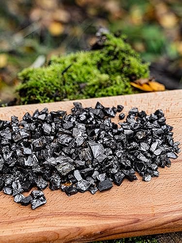 Miniatura 2 de Shungite Club Elite Shungite Stone para purificación de agua, piedra natural para agua de shungita, cristales curativos, filtro de agua mineral