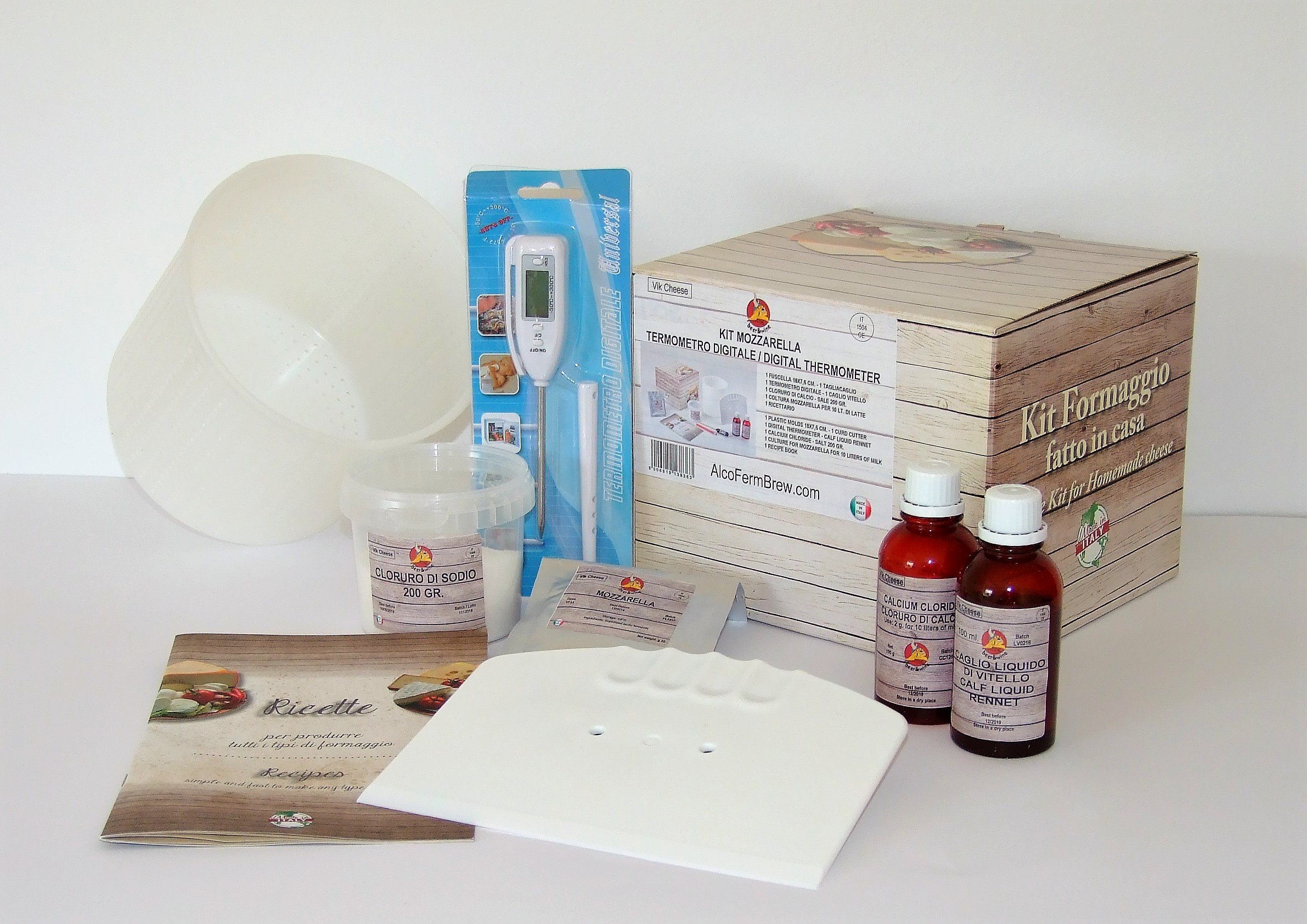 Käsepaket für Anfänger – Mozzarella | Anfängerpaket Käse | Ideal für den anfangenden Käseliebhaber | Käse Machen