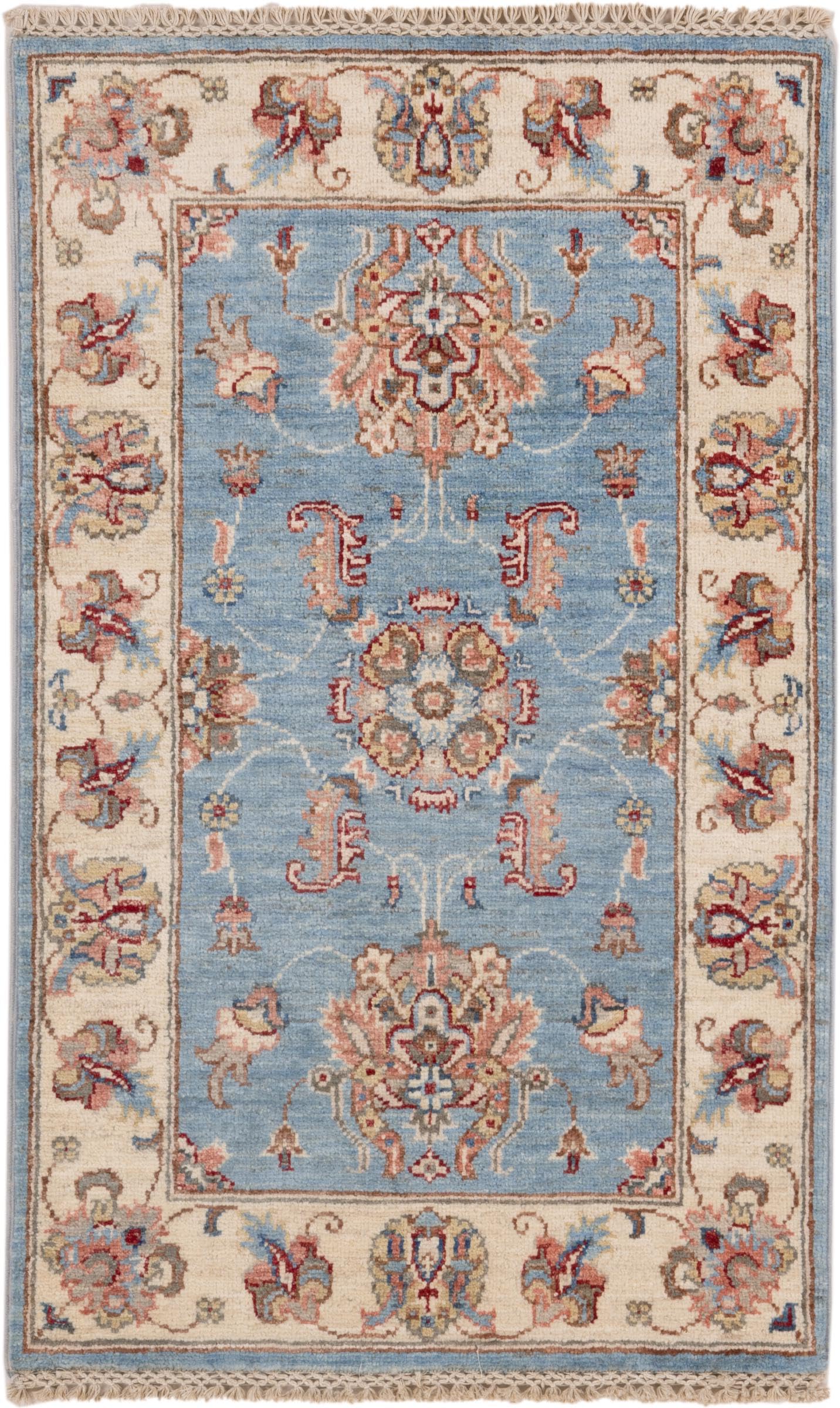 Tapis Ziegler Farahan noué à la main tapis d'orient en laine 60x101