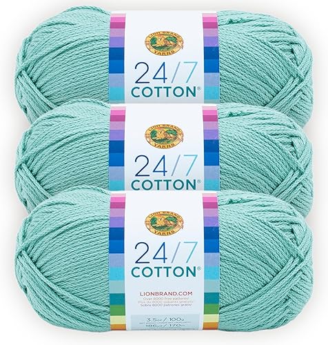 Vista 17 de (1 madeja) Hilo de algodón 24/7, terracota