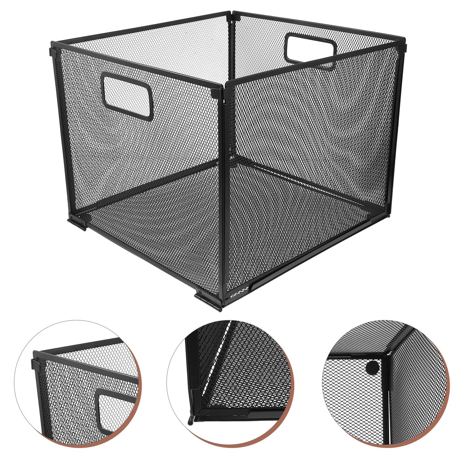 Multifunktionaler Hängemappenbox Metall Organizer mit Robustem Netzdesign und Stabilem Metallrahmen für Büro und Klassenzimmer zur Akten und Buchaufbewahrung