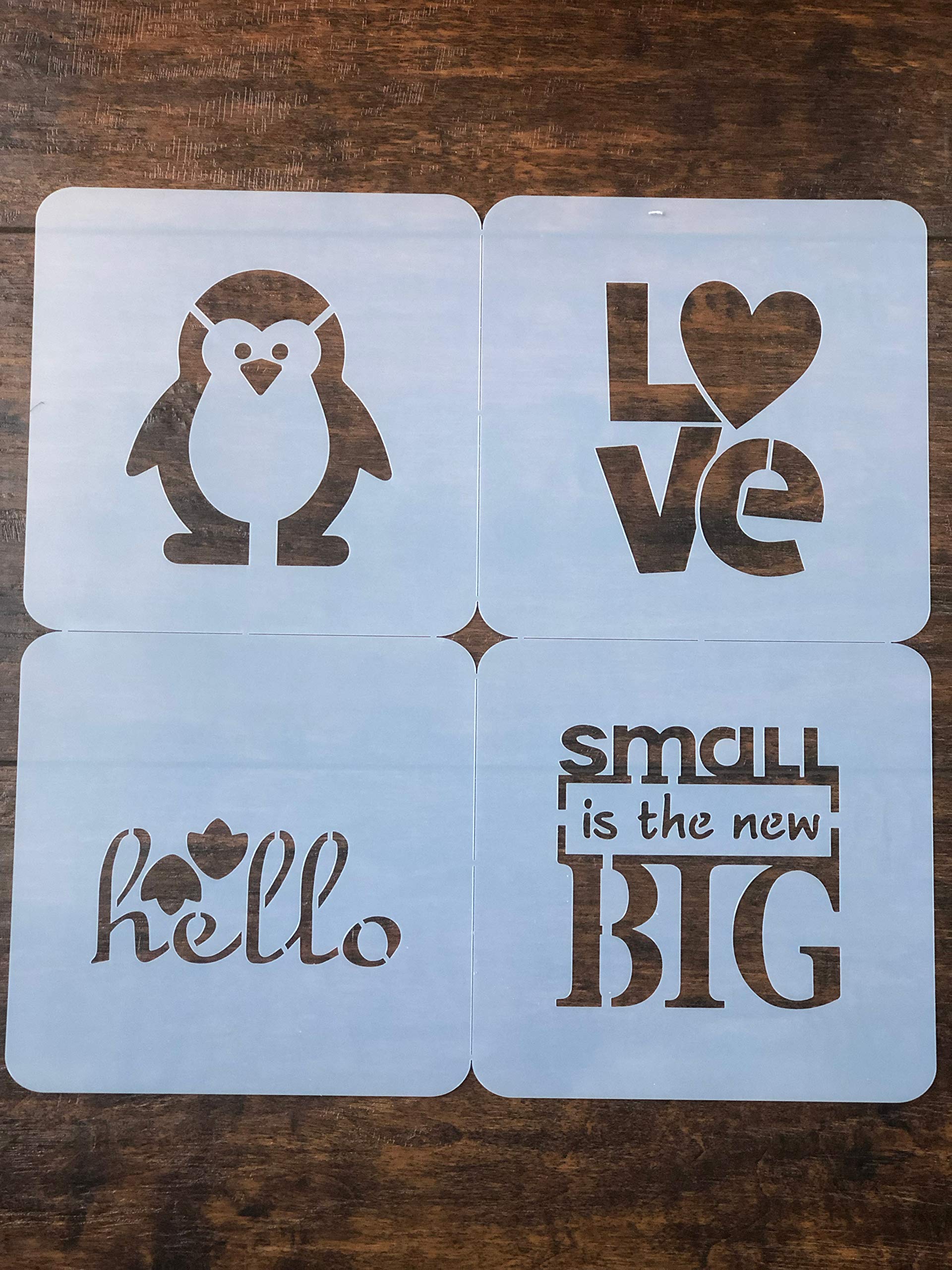 Buy Stencils for baby shower stencils for Fabric Markers I Baby