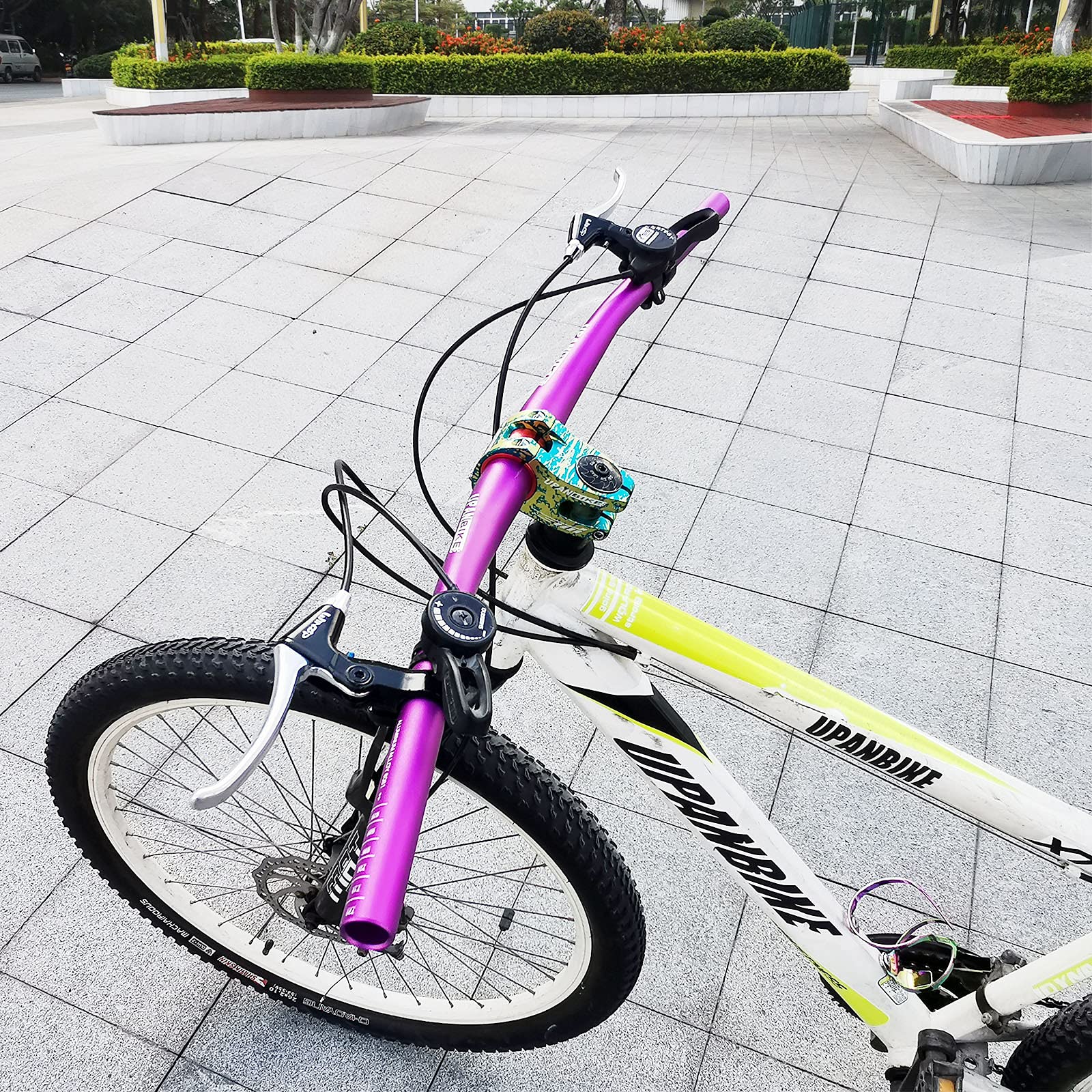 UPANBIKE kierownica rowerowa MTB 780 mm riser fioletowa