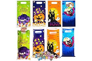 JOYIN 72 Pieces Halloween Trick Or Treat Bags for Kids Halloween Party