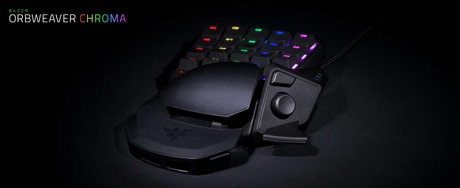 Amazon.com: Razer Orbweaver Chroma - Teclado de gaming, Negro