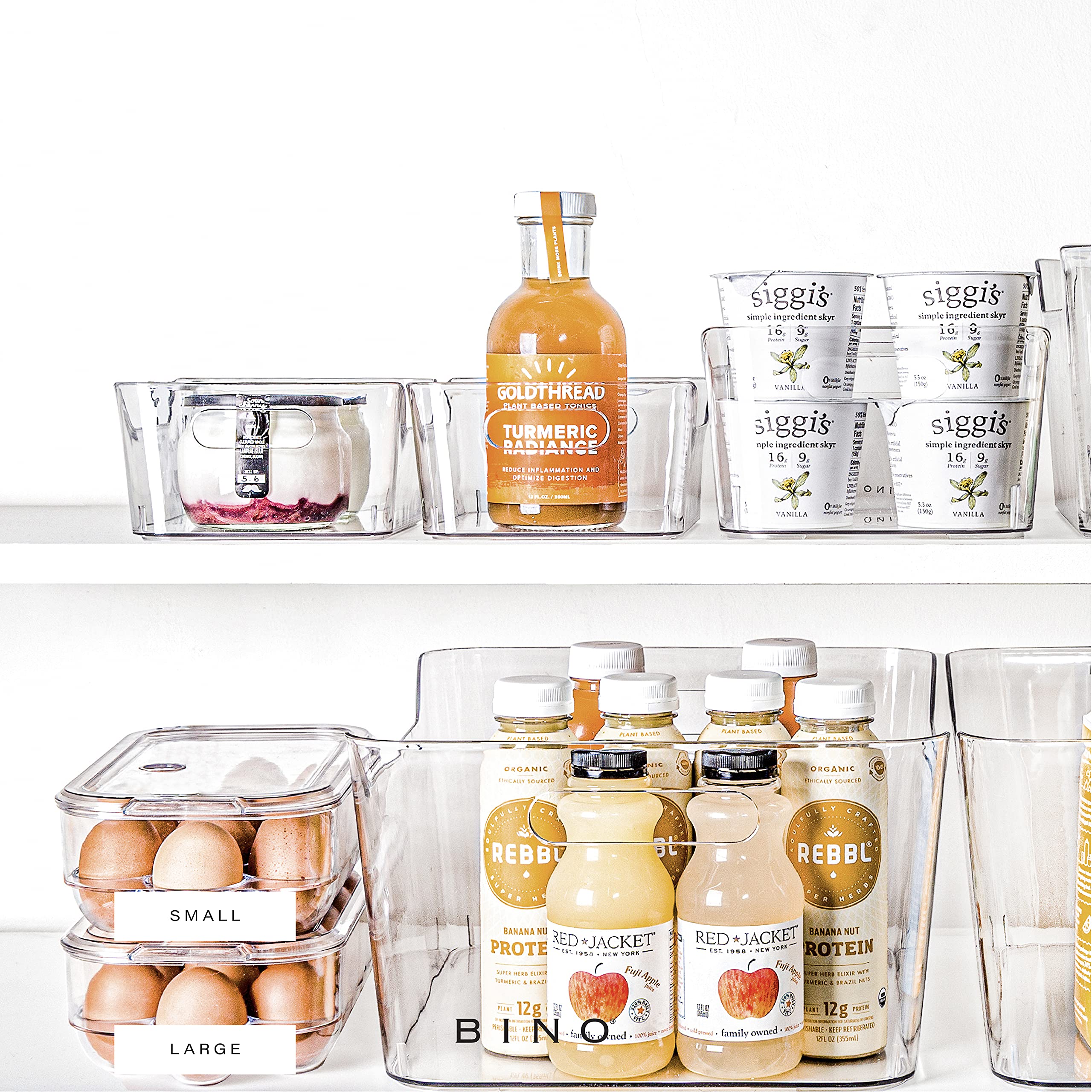 BINO Egg Container - Keep Eggs Fresh & Organized -7