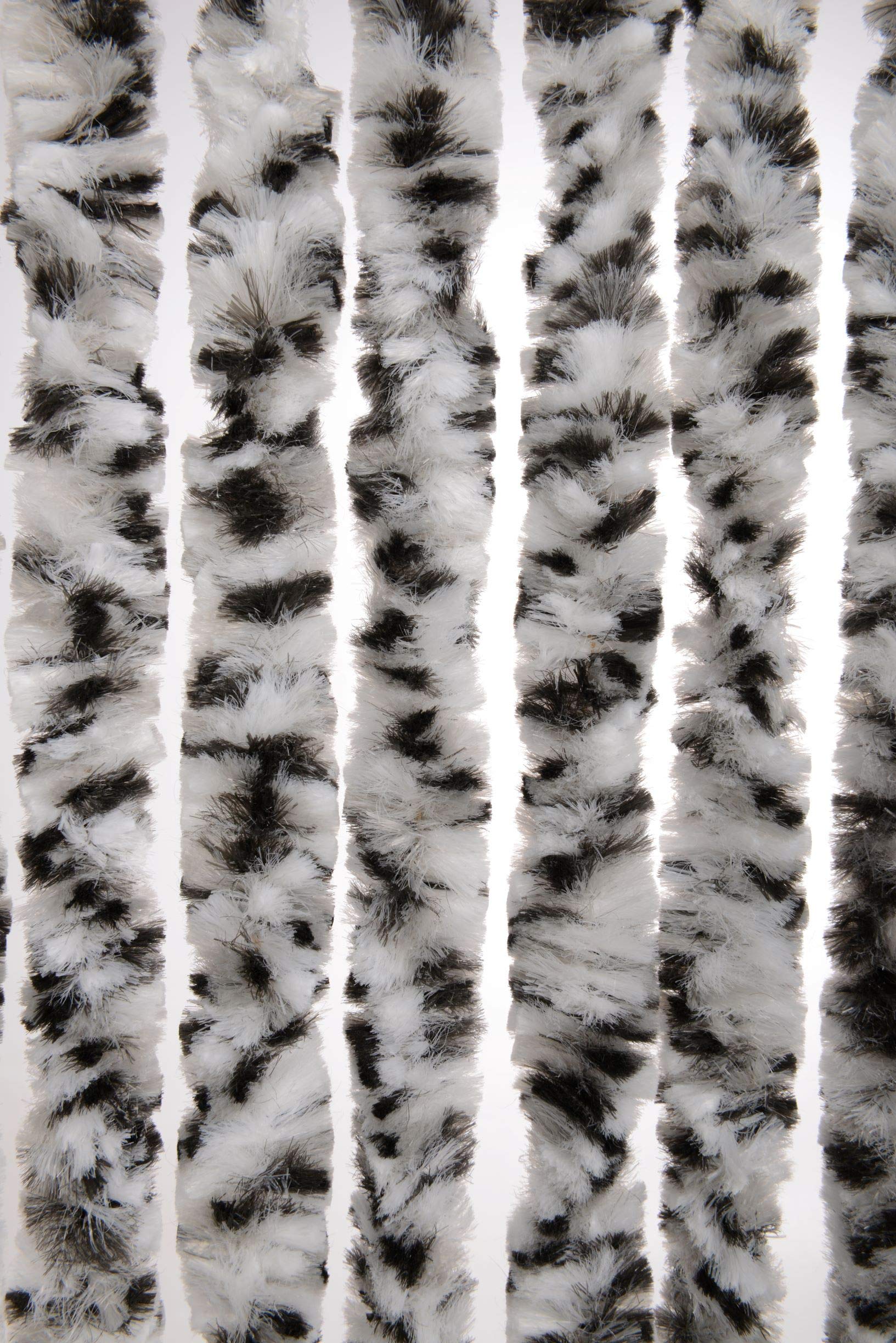 DEFACTO Chenille, vliegengordijn, vliegengordijn, insectenbescherming, camping, 100% Made in Italy, veelzijdig, gemakkelijk te reinigen, effectieve bescherming tegen inkijk en hitte, bruin/nocciola
