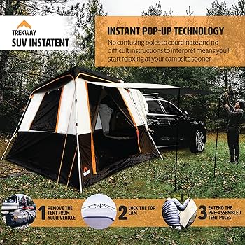 Amazon.com: Trekway Waterproof SUV Instant Popup Camping