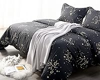 Vista 7 de NTBAY - Juego de funda de edredón de microfibra cepillada, ultrasuave, cierre de cremallera