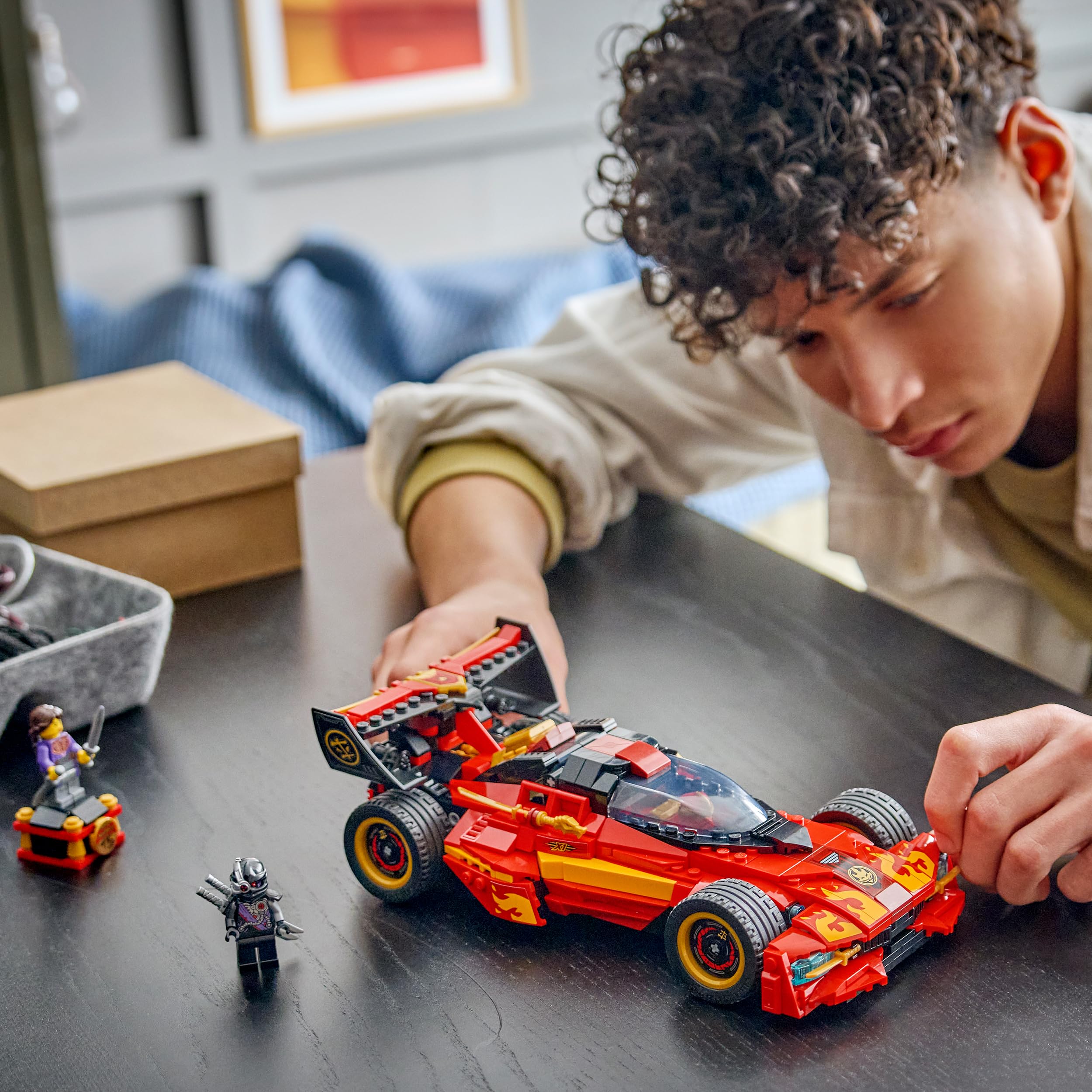 LEGO NINJAGO Ninjaścigacz X-1 — 15-lecie 71867 | pojazd ninja, model pojazdu, prezent dla fana ninja 14+, 691 elementów