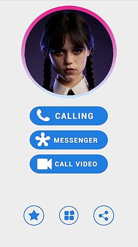 Wednesday Fake Call Video Call
