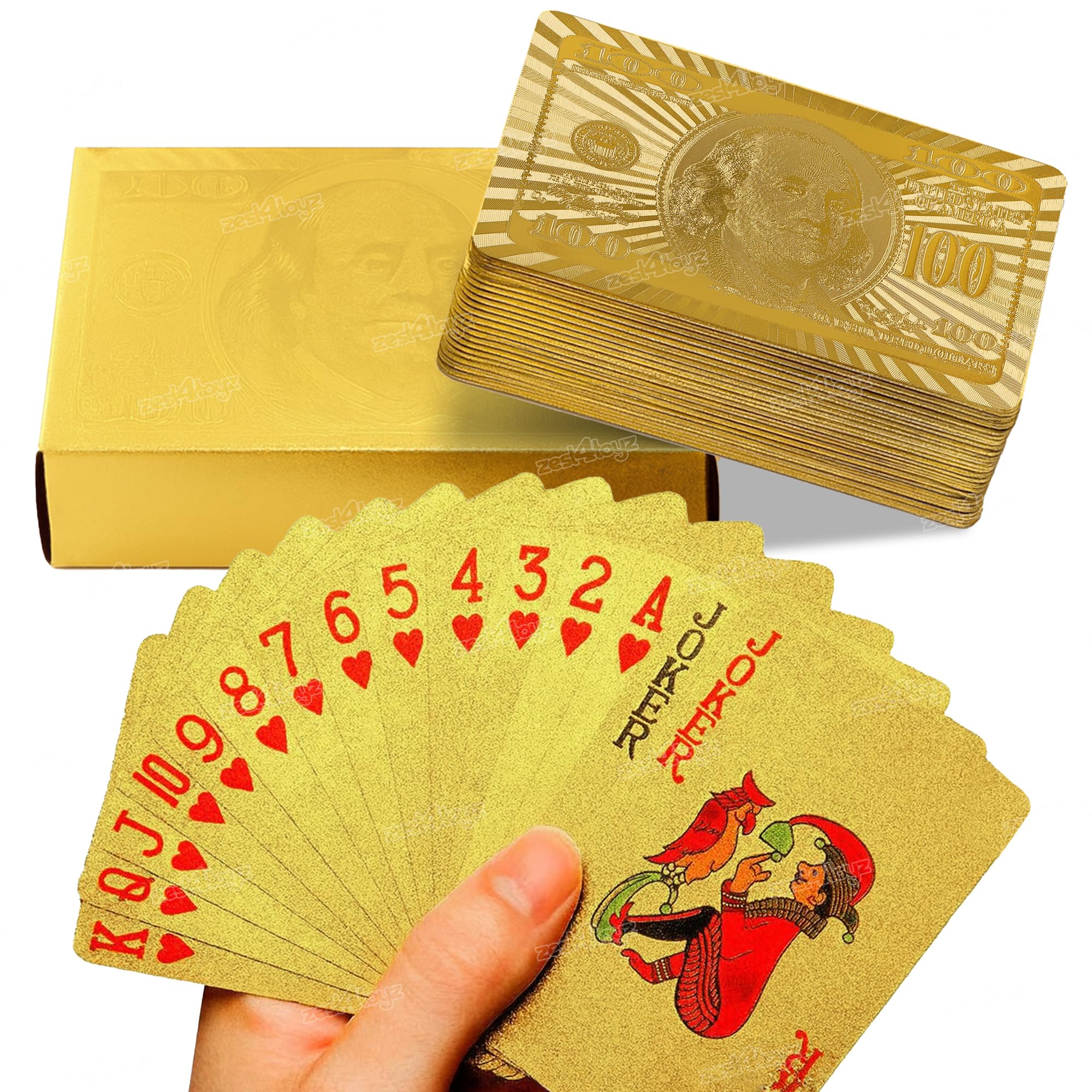 Zest 4 Toyz Playing Card Game Waterproof Flexible PVC Plastic
