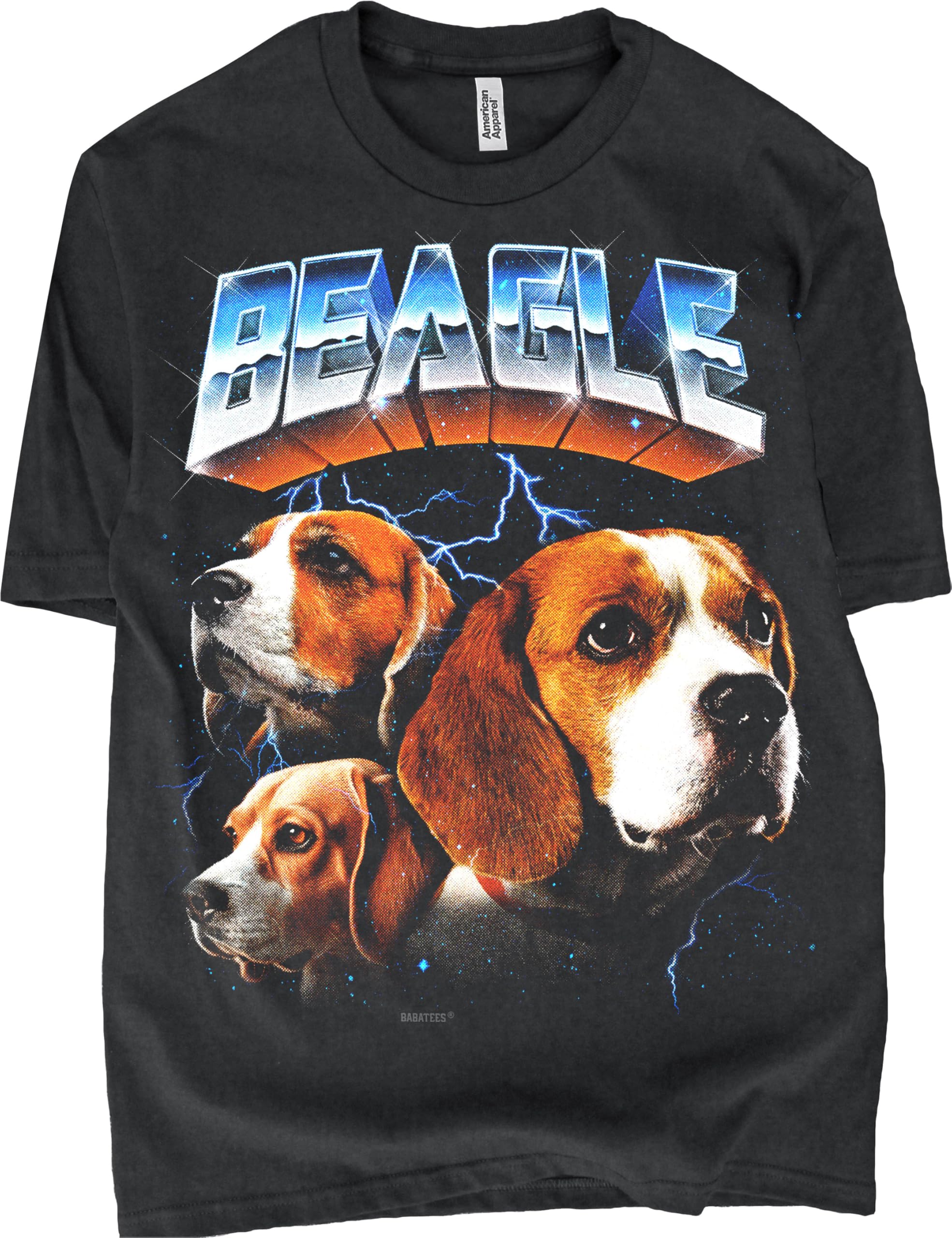 Heavy Metal 80s Animal Black Tshirt - 100% Cotton - for Men & Women