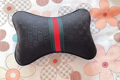 Miniatura 5 de 2 almohadas de cuello de coche de estilo retro, almohada de ventilación suave para reposacabezas de automóvil, cómoda almohada de viaje, almohada