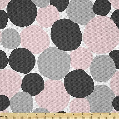 Miniatura 11 de Lunarable Tela suculenta de The Yard, flores en acuarela estilo pintura coloridas flores de primavera tema de jardinería, tela de microfibra