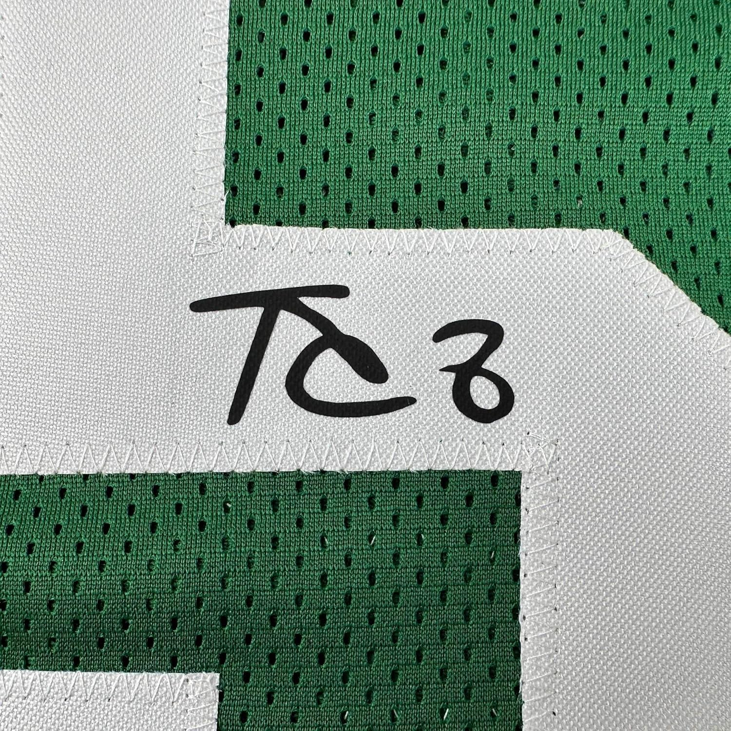 Facsimile Autographed Kevin Garnett Boston Green Reprint Laser Auto Basketball Jersey Size Men's XL - Image 2