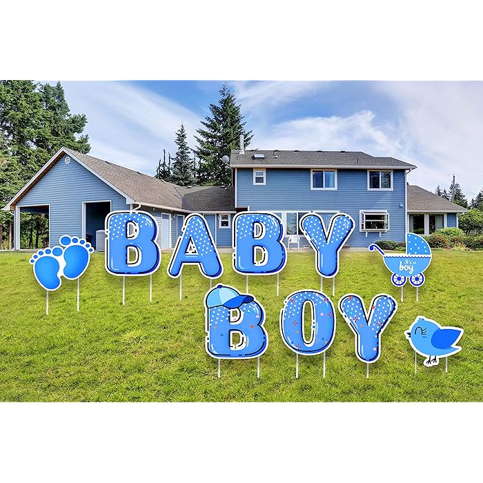 Buy TUBAGOU Baby Shower Yard Sign with Stakes for Celebrating It‘s A