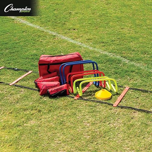 Miniatura 11 de Champion Sports SAGKIT Kit de entrenamiento de agilidad de velocidad, 15 uds./bolsa