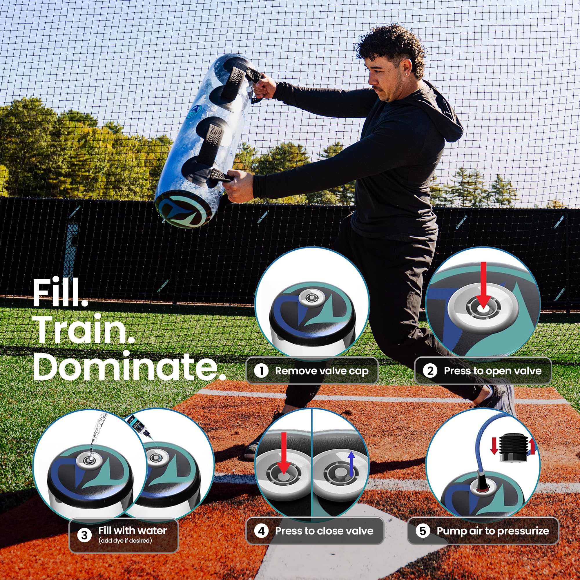 Amazon | Tidal Tank Baseball Bundle 2.0:万能トレーニング補助器具