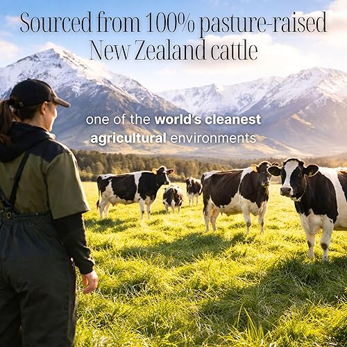 Miniatura 4 de Suplemento de órgano de carne de res para mujeres, 100% alimentado con pasto, criado en Nueva Zelanda, 120 cápsulas, equilibrio hormonal, energía