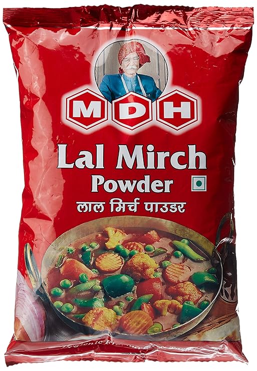 MDH Lal Mirch, 500G, Vegetable Masala, Vegetarian - Powder