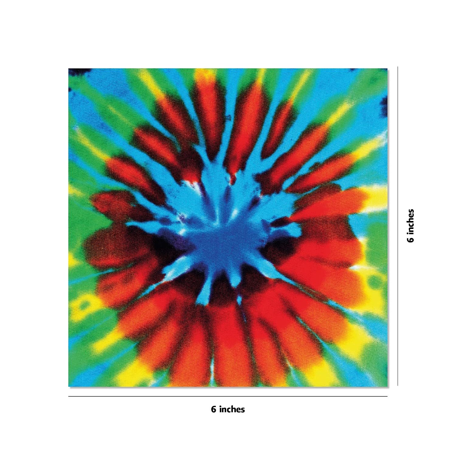 Origami Paper 500 sheets Tie-Dye Patterns 6" (15 cm): Double-Sided Origami Sheets Printed with 12 Designs (Instructions for 6 Projects Included)