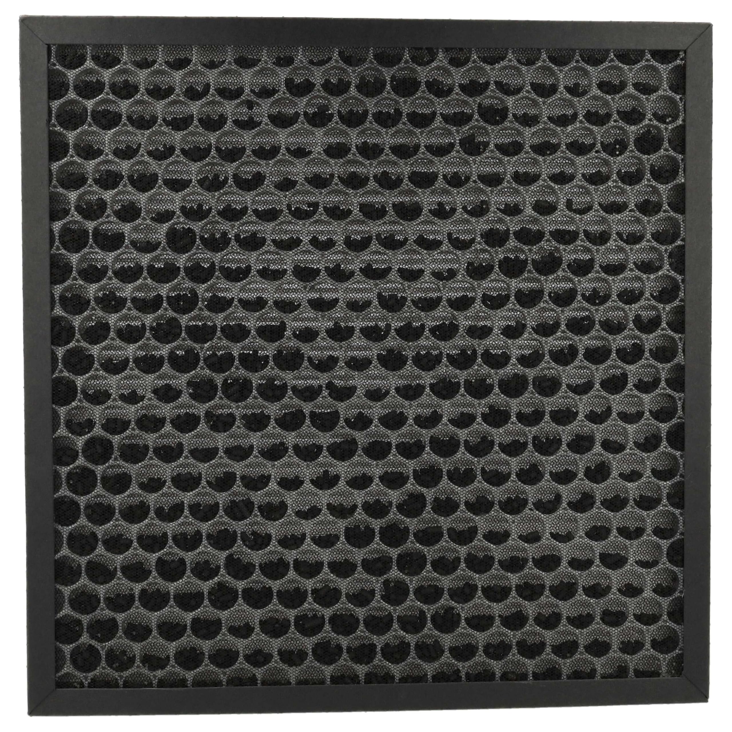 Vhbw Black, White Air Filter Replacement For Delonghi 5513710011 For Air Purifier - Combi Filter Hepa + Activated Carbon