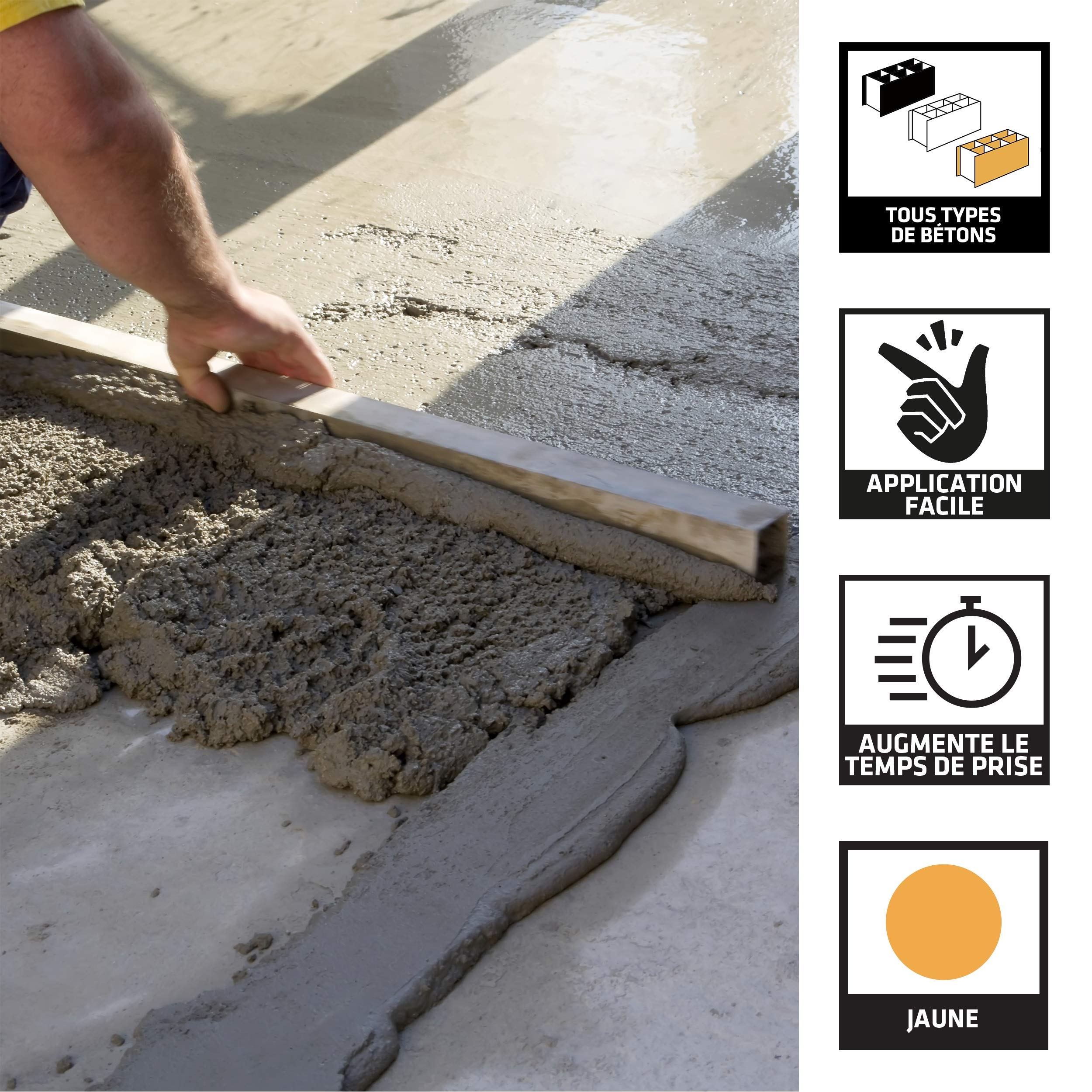 SIKA – Retardador de toma para hormigones, morteros/recubrimientos – SikaCem Retardador – Mejora la maniobrabilidad – Tiempo de toma 2 x Plus largo (ideal para climas cálidos) – Dosificación fácil