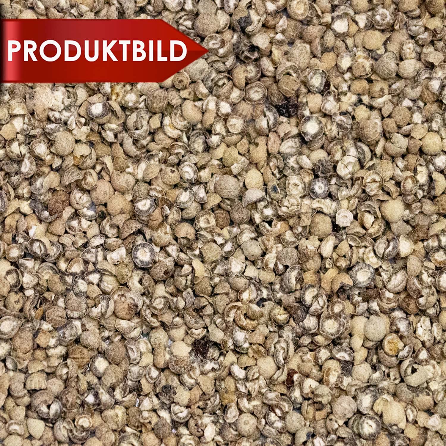 Pfeffer weiß halbes Korn, Pfeffer weiss grob geschrotet, Steakpfeffer, Keimreduziert. Premiumqualität aus Indonesien. 3 XL - Beutel je 1500g (4,5KG)