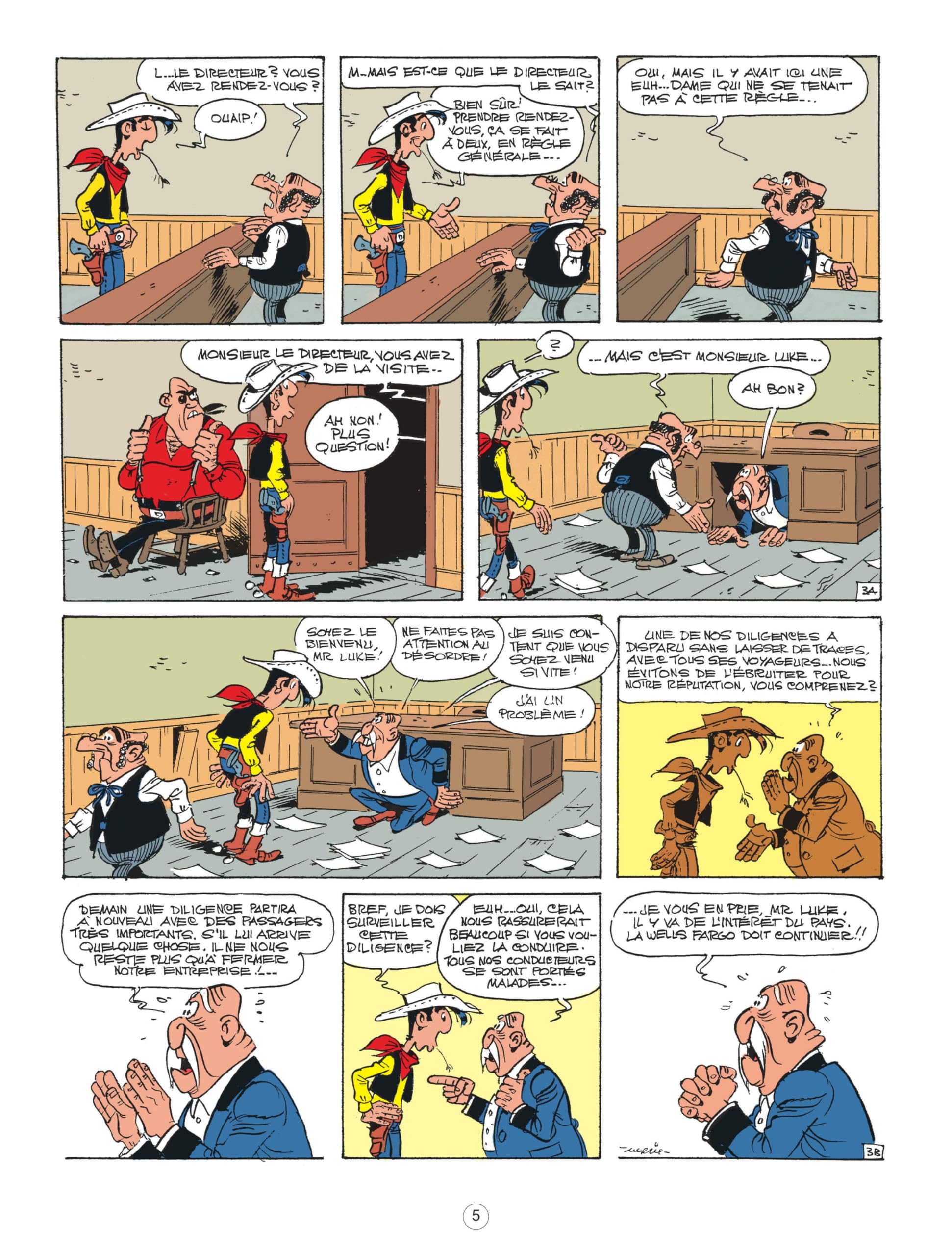 Lucky Luke - Tome 30 - Chasse aux fant�mes Van Banda and Morris - PT03